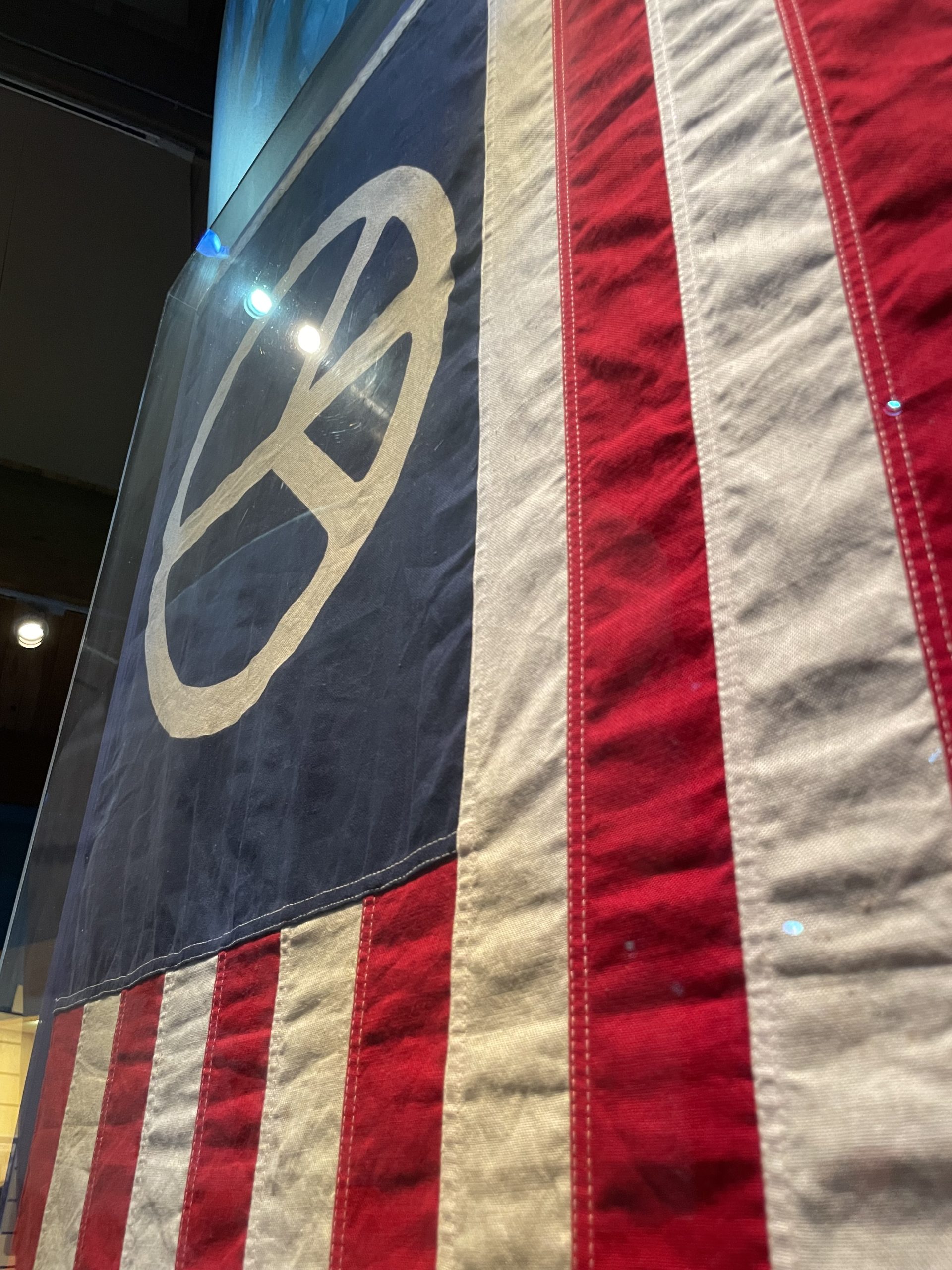 photo of flag Bethel Center for the Arts, from Woodstock