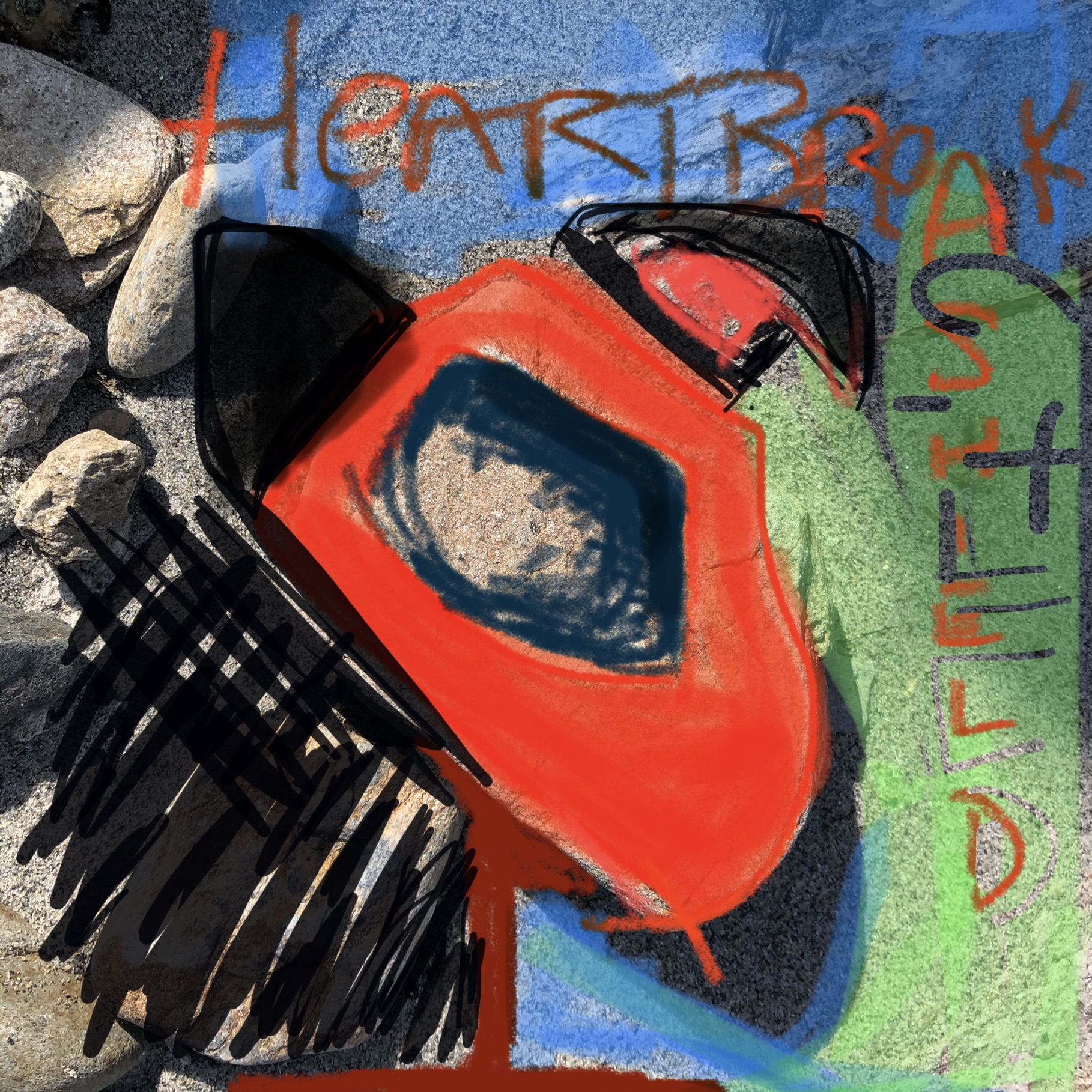 HeartBreak Shield by EMWE Art Copyright Elizabeth Mullen Matteson
