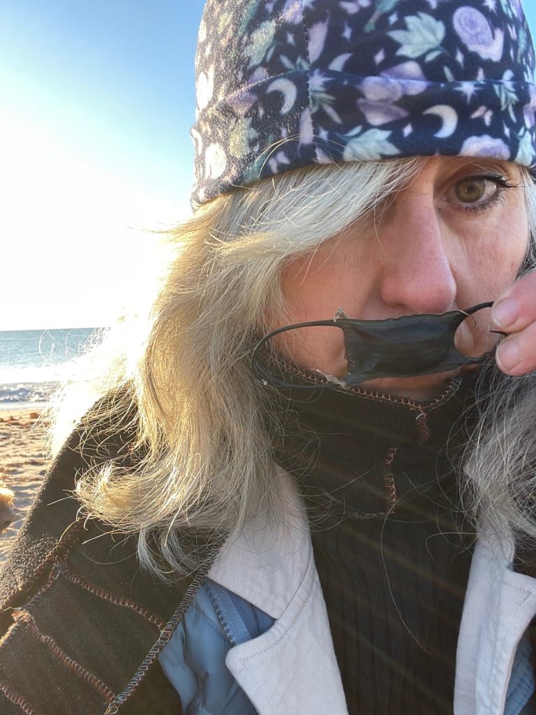 The Artists Selfie with Mermaid Purse Mustache