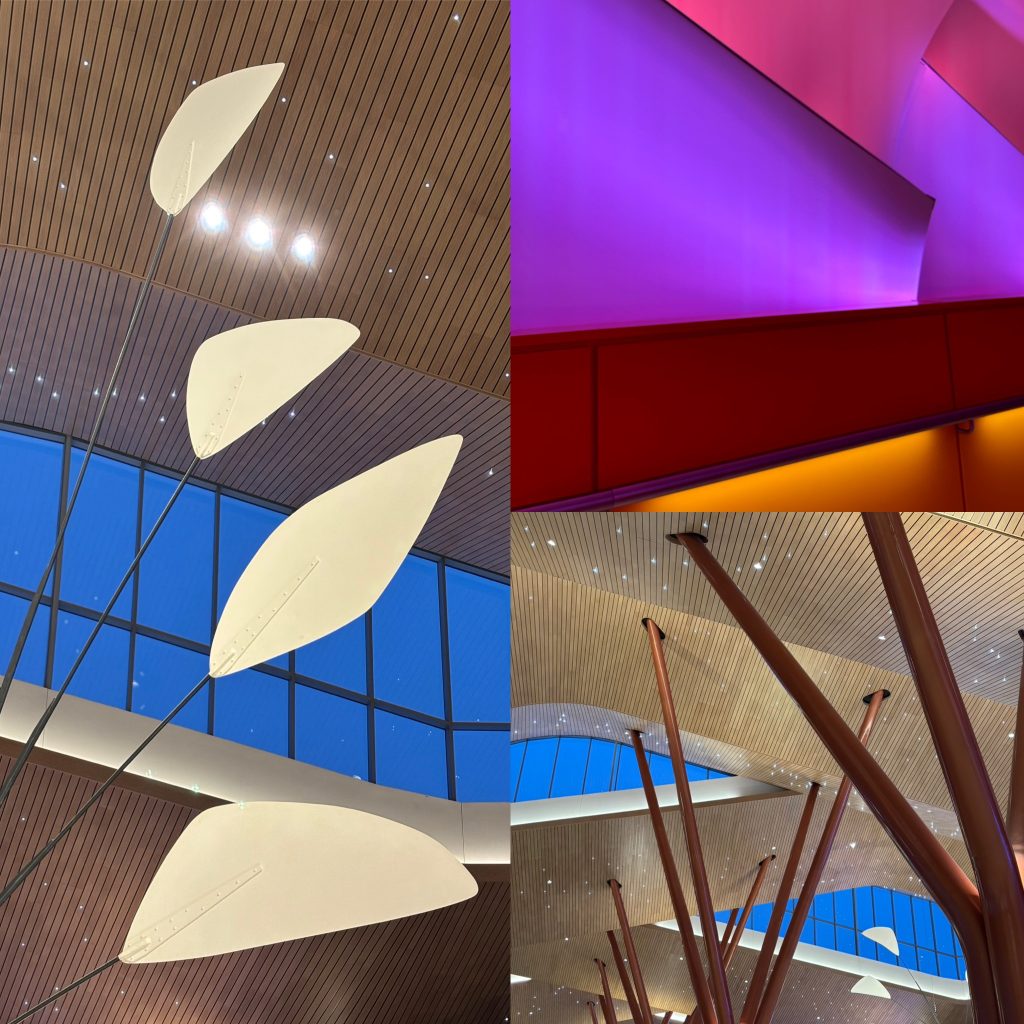 collage of Pittsburgh Airport Art & Design Passages